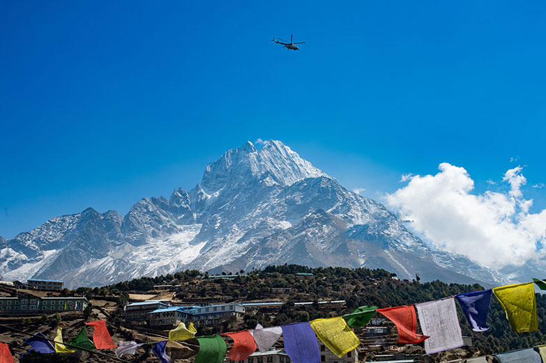 heli tour in nepal