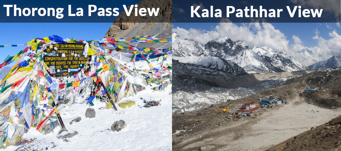 Kala patthar and thorang la pass