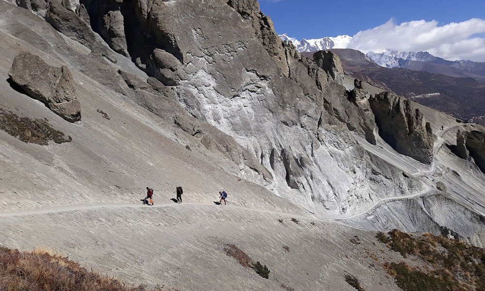 Annapurna Circuit Trek with Tilicho Lake Trek difficulty 