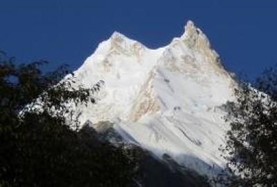 Closer View of Eighth Highest Peak | Manaslu Base Camp Trekking